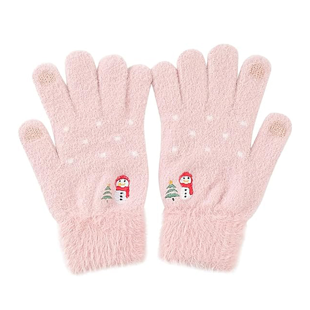 Zimske Taktile Rukavice za Dame Techsuit ST0011, Veličina 17cm, Roze