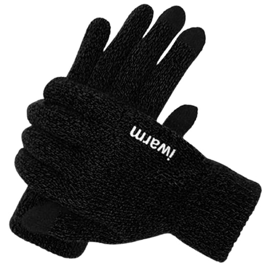 Zimske Taktile Rukavice Iwarm ST0005, Veličina 21cm, Crne