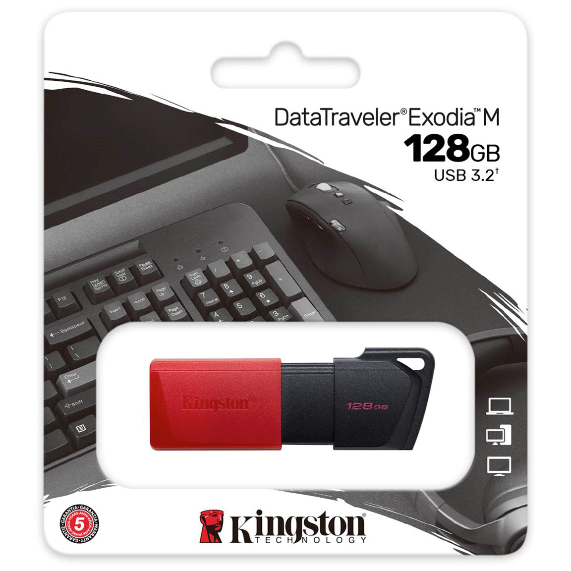Eksterna memorija USB-A 3.2 Kingston DT Exodia M, 128Gb DTXM/128GB