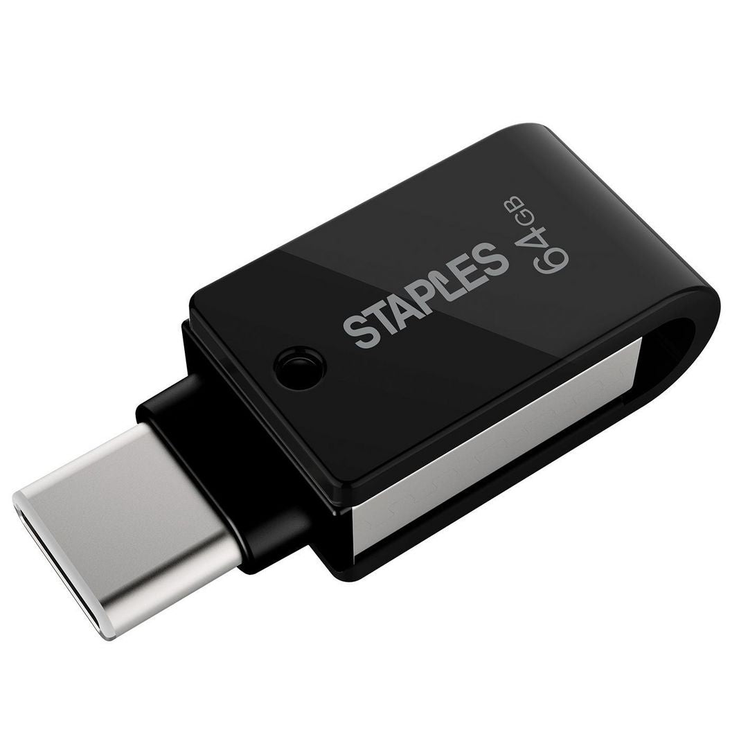 Eksterna memorija USB-A 3.1 / USB-C Staples K23, 64Gb EKMMD64GK233CST