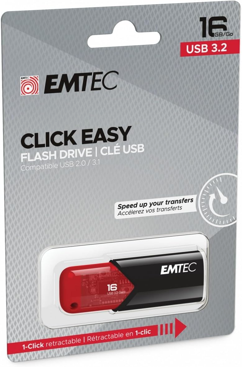 Eksterna memorija USB-A 3.2 Emtec B110 Click Easy, 16Gb ECMMD16GB113