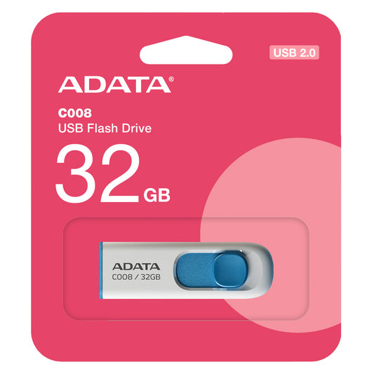 Eksterna memorija USB-A Adata C008, 32Gb AC008-32G-RWE