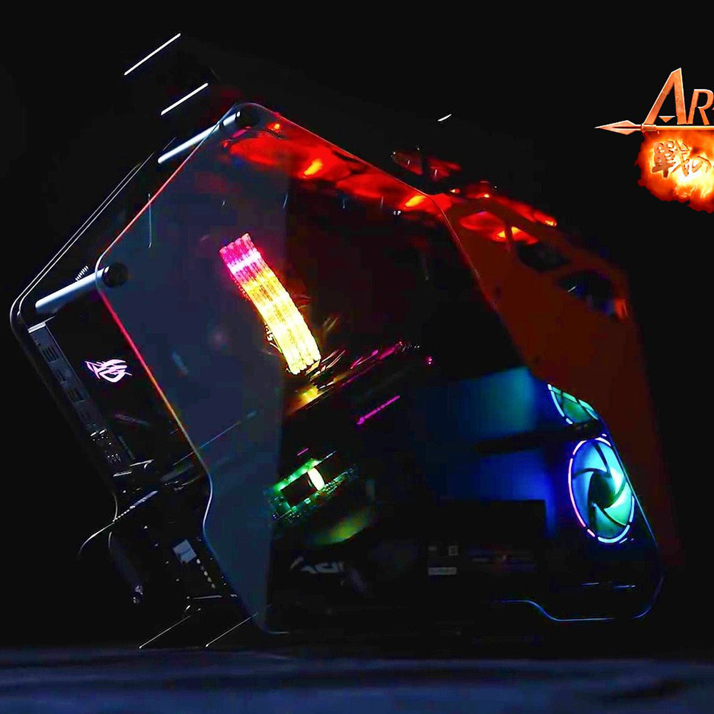 Memorija RAM Dato Ares Armor, DDR4, RGB, 8GB, 3200Mhz, CL16, Crna