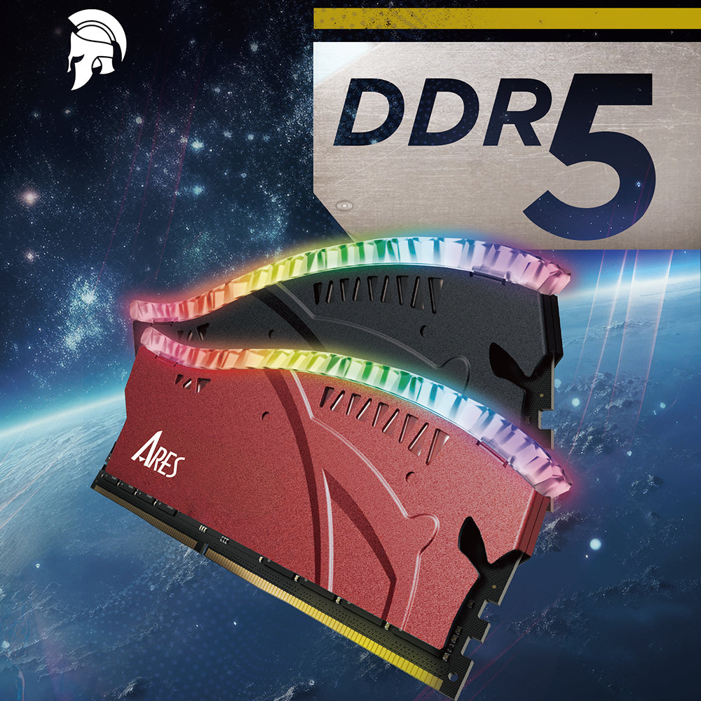 Memorija RAM Dato Ares Armor Lite, DDR5, RGB, 32GB, 6000Mhz, Crna ARB32G5K60