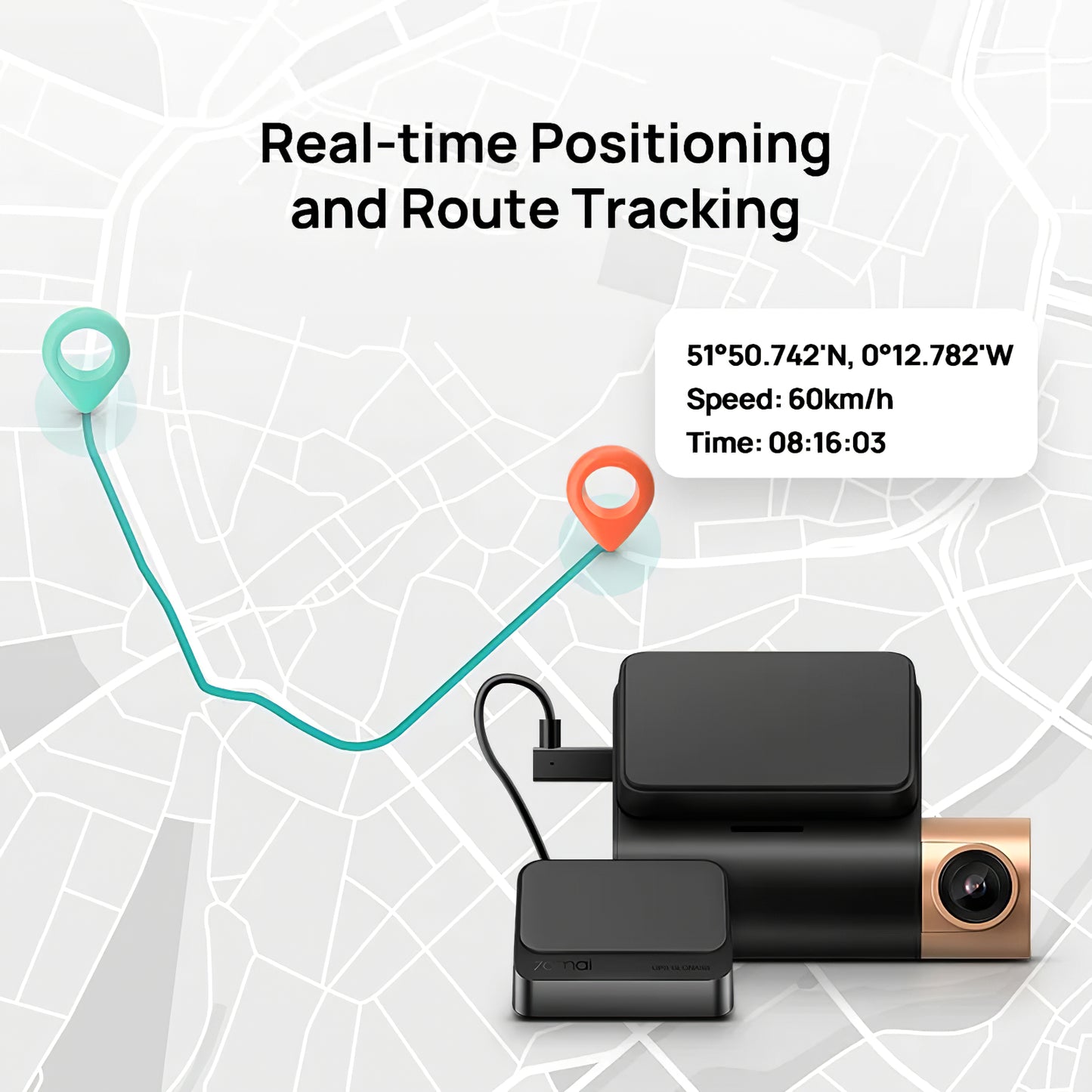 Spoljni GPS modul 70mai GPS03 za Dash Cam Lite 2 D10