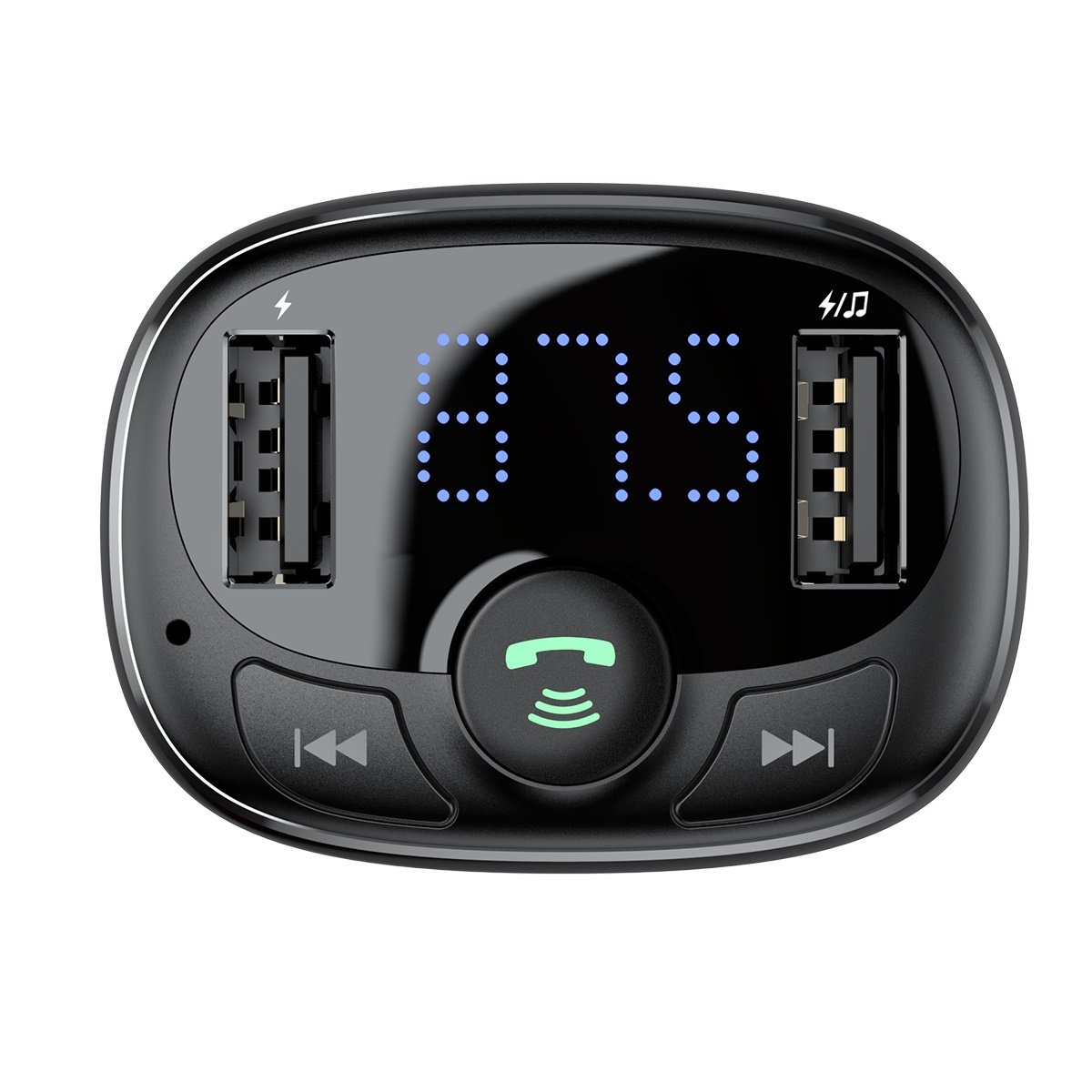 Modulator FM Bluetooth Baseus S-09A, 2 x USB-A - 1 x microSD CCMT000001