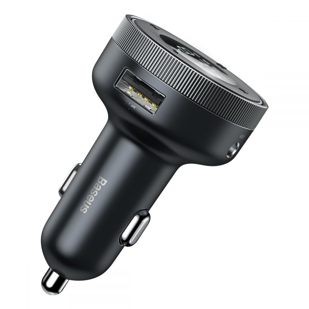 FM Bluetooth modulator Baseus Enjoy, 2 x USB-A - 1 x microSD - 1 x AUX CCLH-01