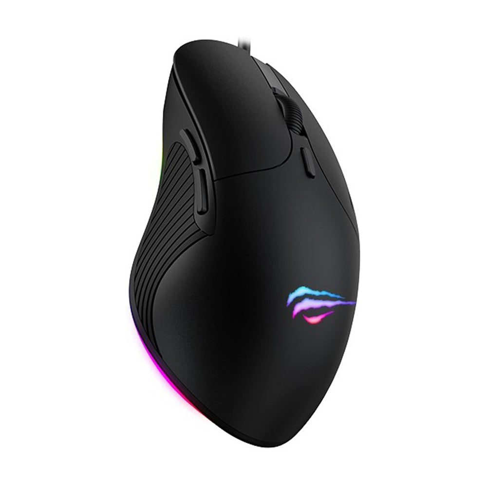 Gejmerski miš sa žicom USB HAVIT MS1020WB, RGB, 2400DPI, Crni