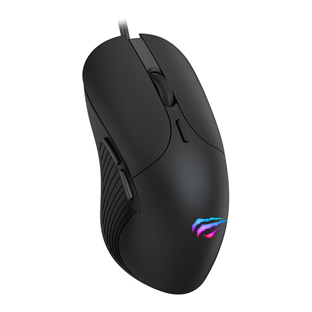 Gejmerski miš sa žicom USB HAVIT MS1020WB, RGB, 2400DPI, Crni