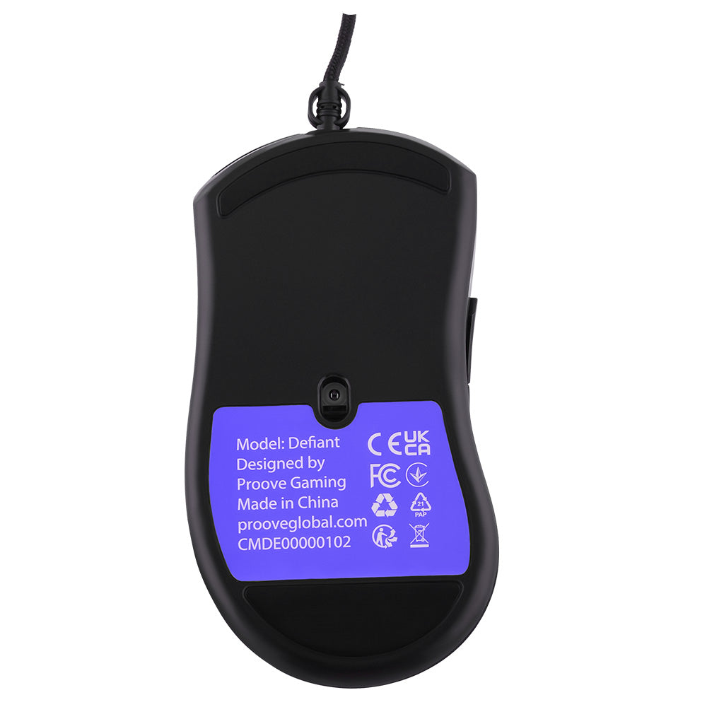 Miš za igranje sa žičanim USB Proove Defiant, RGB, 7200DPI, Crni CMDE00000102