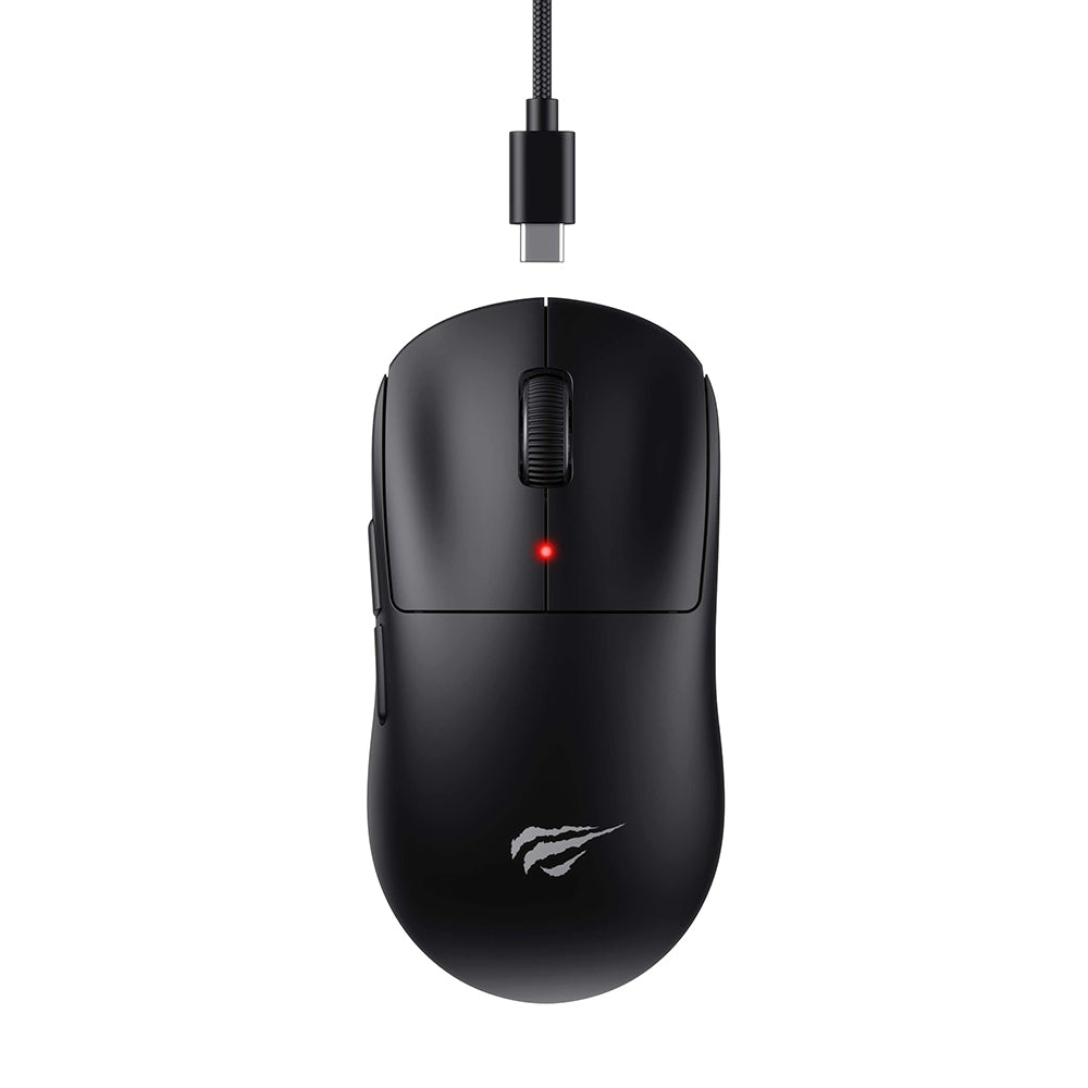 Bežični gejmerski miš HAVIT MS970WB Pro, 800DPI - 12000DPI, BT / Wi-Fi / Žičani, Crni