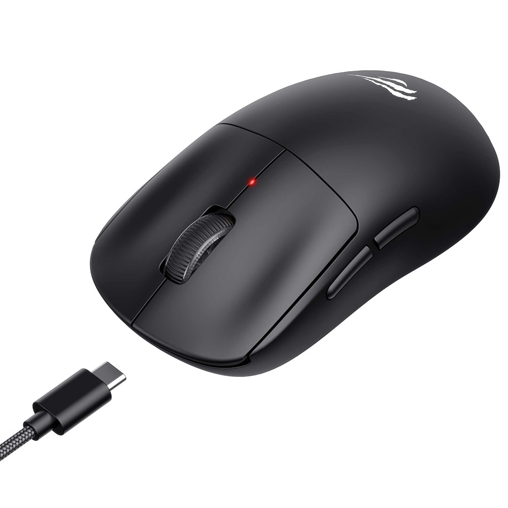 Bežični gejmerski miš HAVIT MS970WB Pro, 800DPI - 12000DPI, BT / Wi-Fi / Žičani, Crni