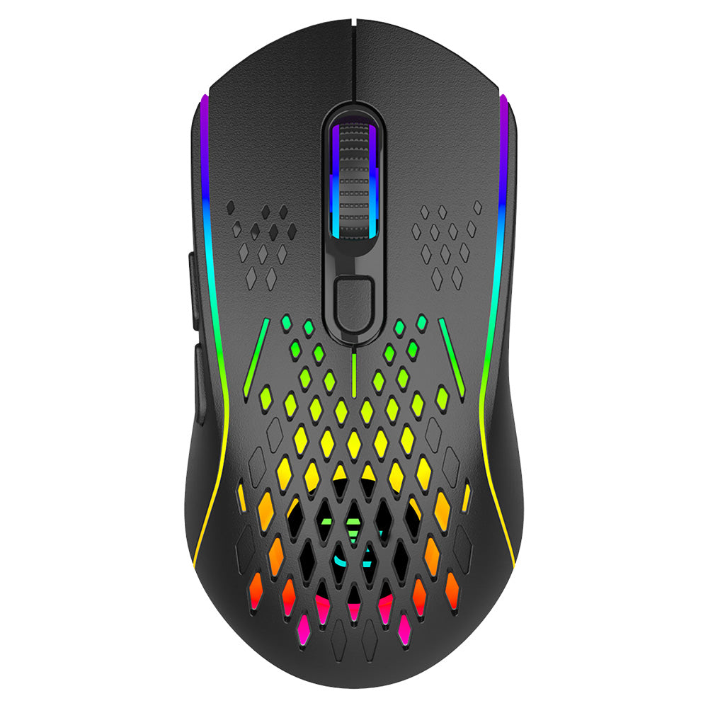 Bežični gejmerski miš Proove Buzz, RGB, 800DPI - 4800DPI, Crni WMBU00022401
