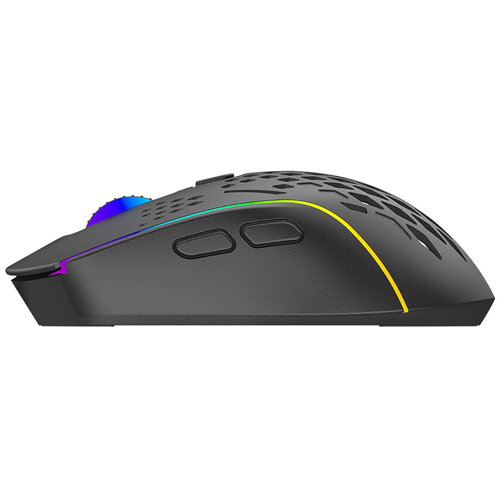 Bežični gejmerski miš Proove Buzz, RGB, 800DPI - 4800DPI, Crni WMBU00022401