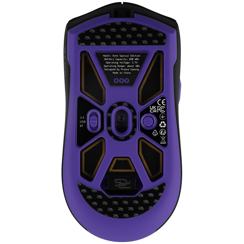 Mouse Gaming Wireless Proove Rate Special Edition, 800DPI - 12000DPI, Crni CMRTWRS03001