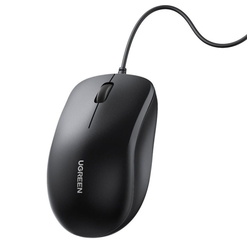 Miš sa žičanim USB UGREEN MU007, 1200DPI, 1.5m, Crni
