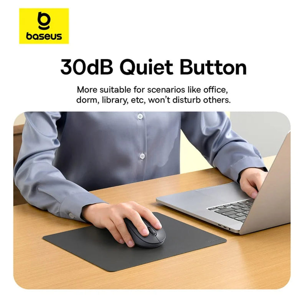 Bežični miš Baseus F02, 4000DPI, BT / Wi-Fi, crni B01055505111-01