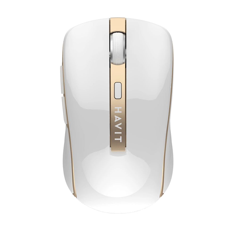 Bežični miš HAVIT MS951GT, 1000DPI - 1600DPI, Belo Zlato