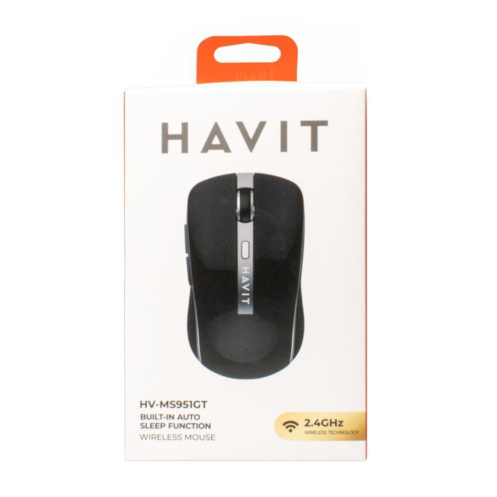 Bežični miš HAVIT MS951GT, 1000DPI - 1600DPI, Belo Zlato