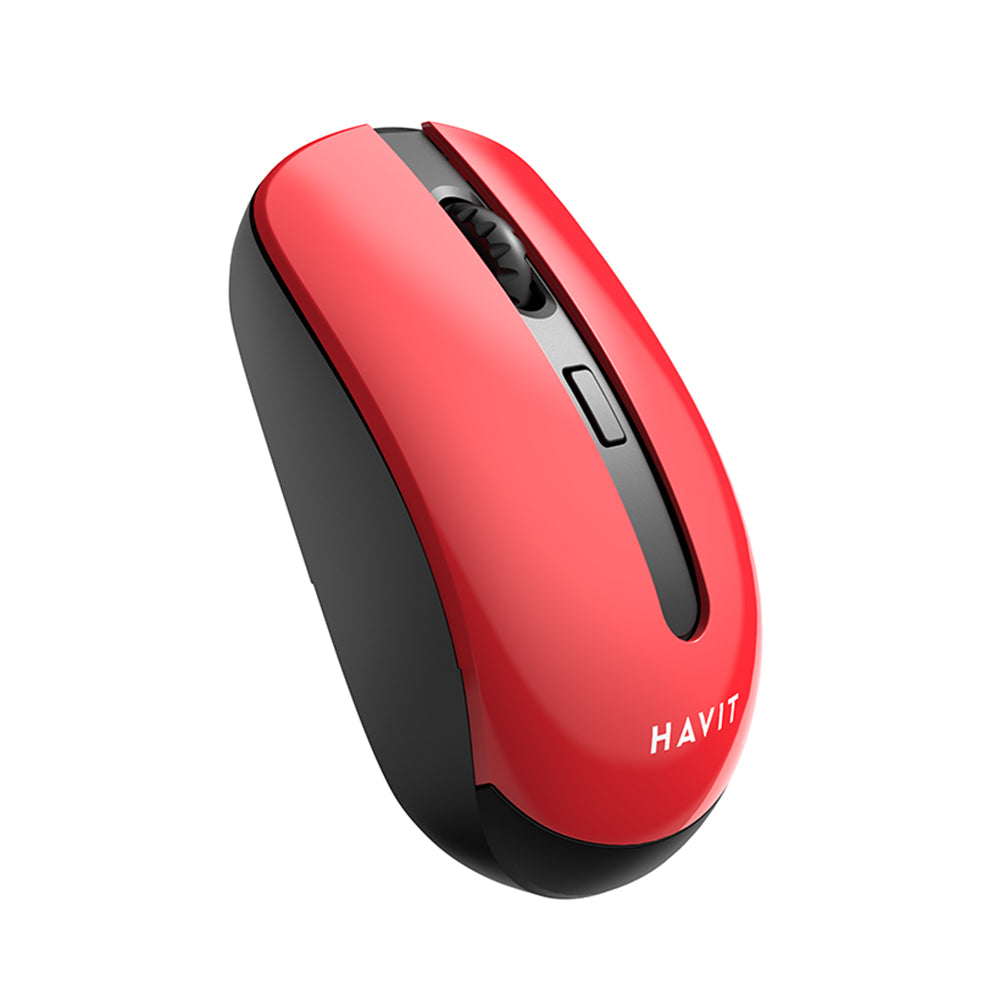 Bežični miš HAVIT MS989GT, 800DPI - 1600DPI, Crno Crveni
