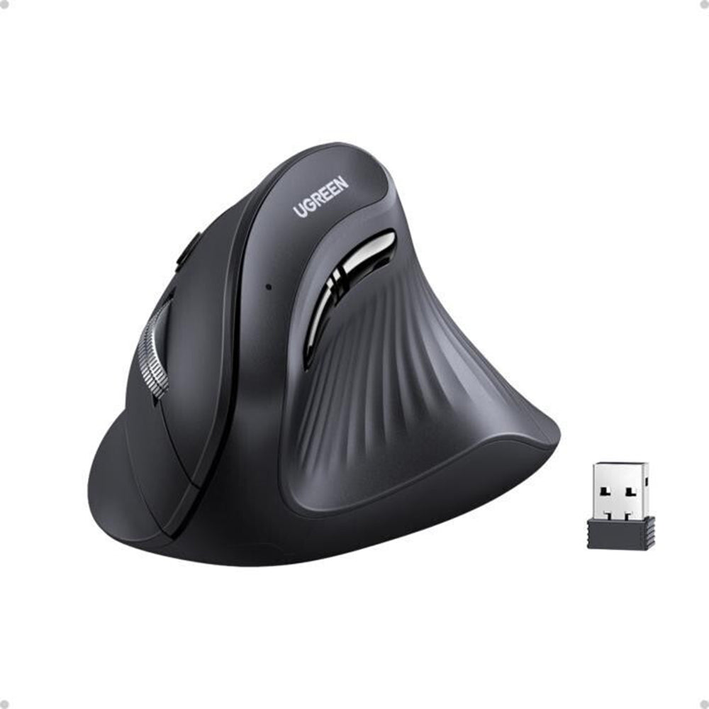 Bežični miš UGREEN MU008, 4000DPI, BT / Wi-Fi, Crni