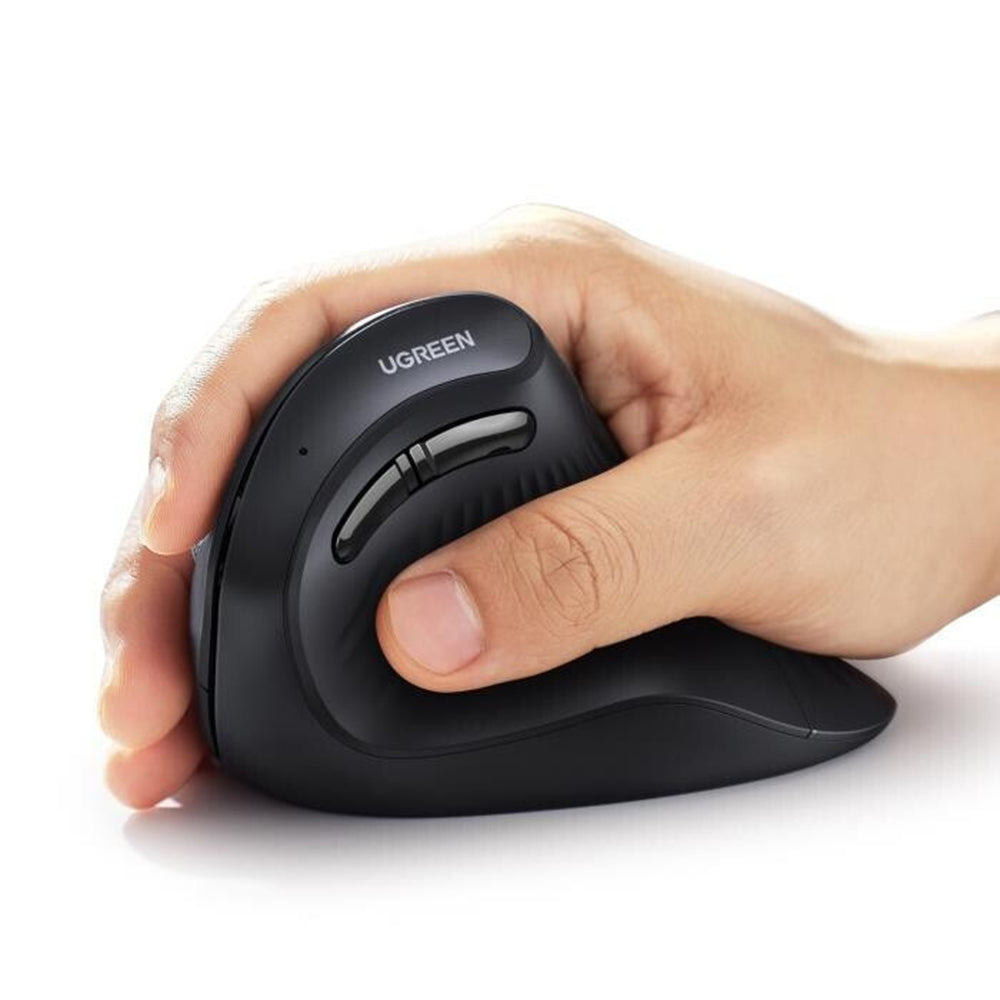 Bežični miš UGREEN MU008, 4000DPI, BT / Wi-Fi, Crni