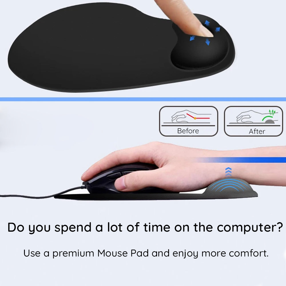 MousePad Gaming HAVIT MP802, 230mm x 191mm x 3.5mm, Tamnoplav