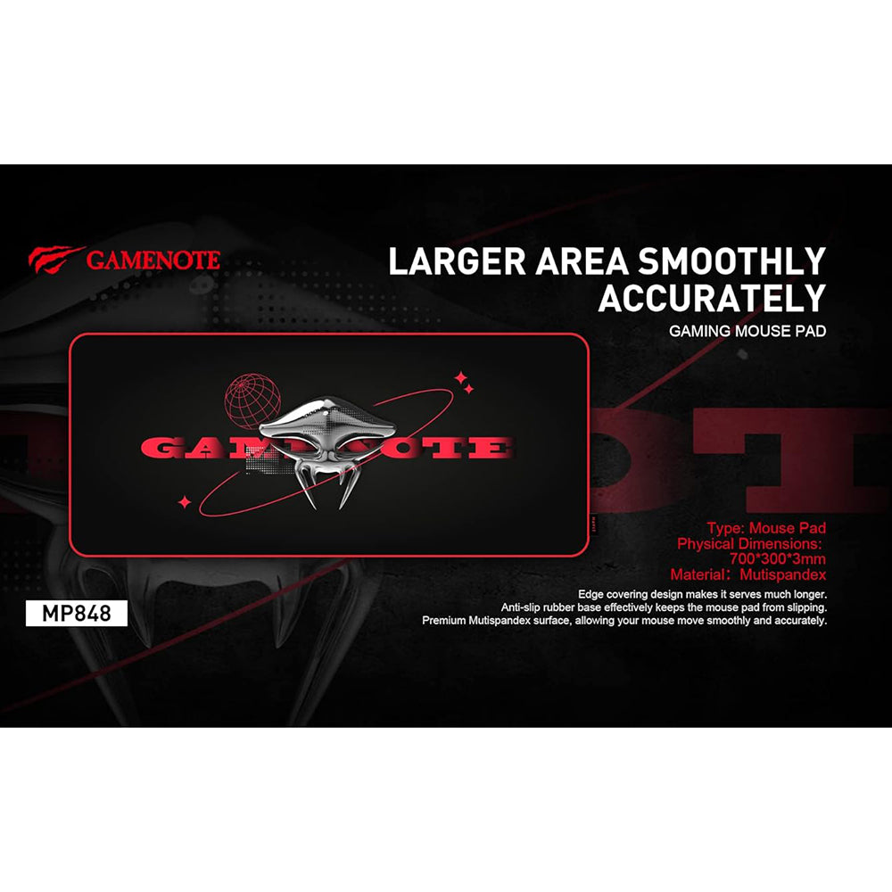 MousePad Gaming HAVIT MP848, 700mm x 300mm x 3mm, Crni
