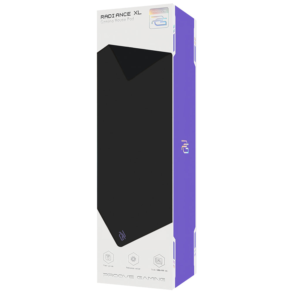 MousePad Proove Radiance, 600mm x 400mm x 3mm, Crni MPRD00300001