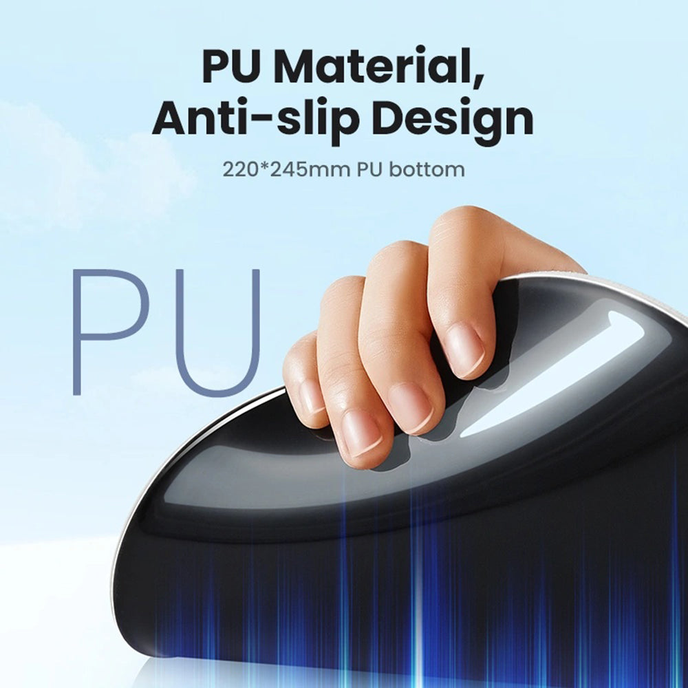 MousePad UGREEN LP668, 220mm x 245mm x 5mm, Sivi