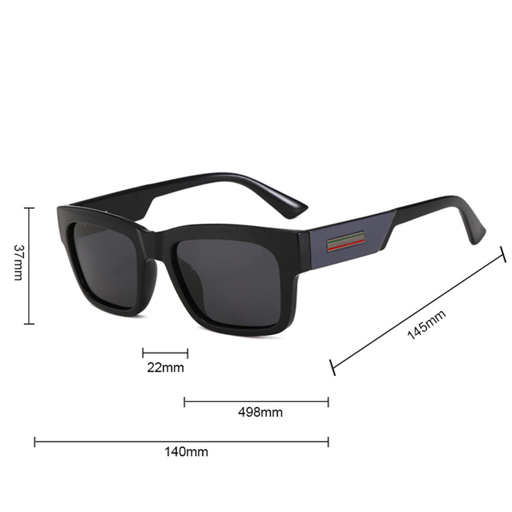 Muške sunčane naočare Techsuit 8491, Polarizovane, UV zaštita, Mat crno sive