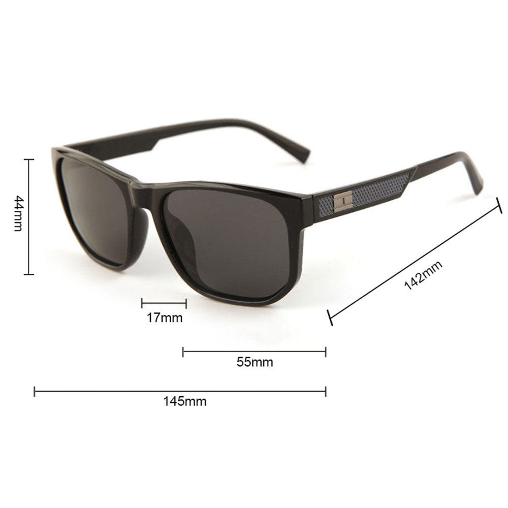 Muške sunčane naočare Techsuit 8502, polarizovane, UV zaštita, crne