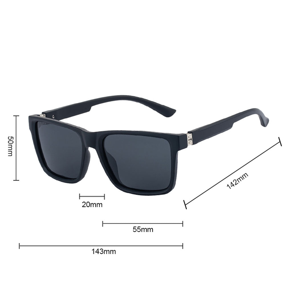Muške sunčane naočare Techsuit 8506, polarizovane, UV zaštita, mat plavo sive