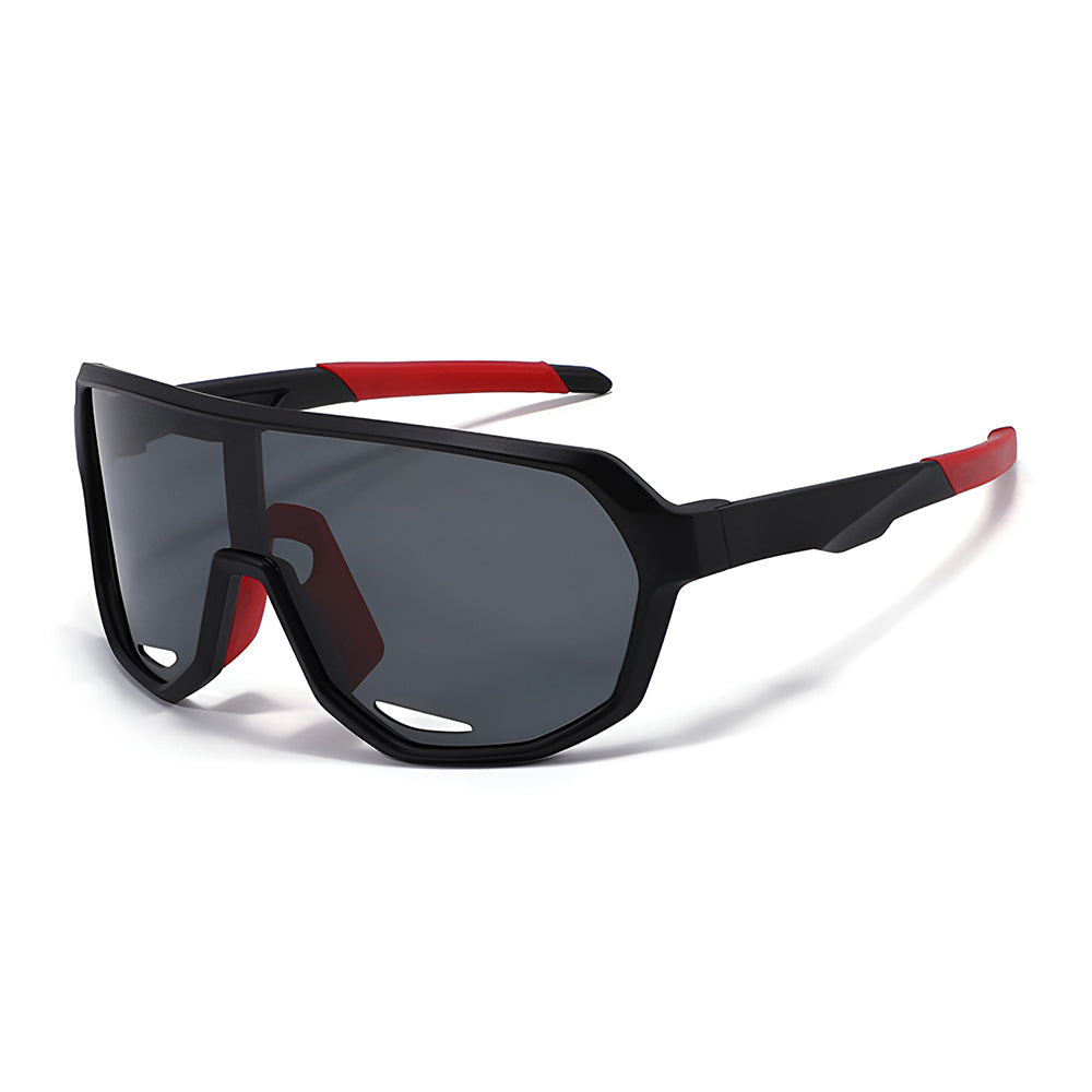 Dečije sunčane naočare Techsuit 22312, polarizovane, UV zaštita, crno-crvene