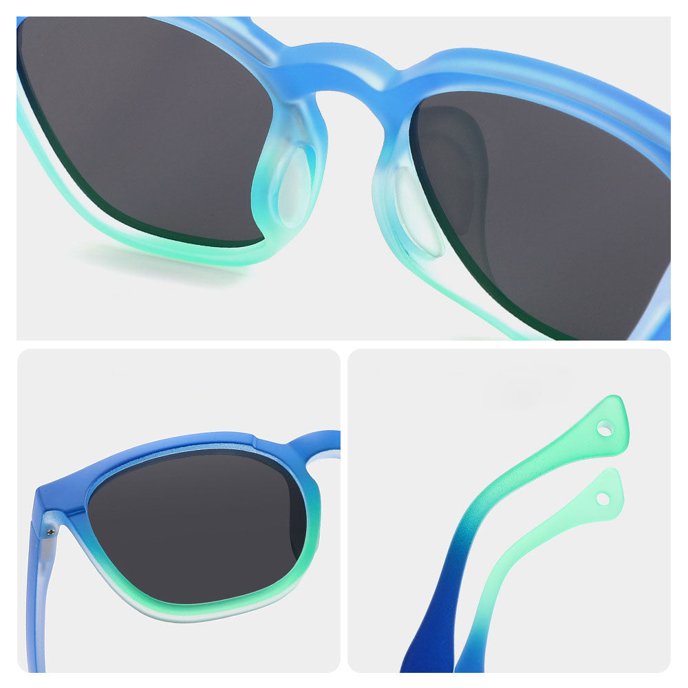 Dečije sunčane naočare Techsuit 691, polarizovane, UV zaštita, crne
