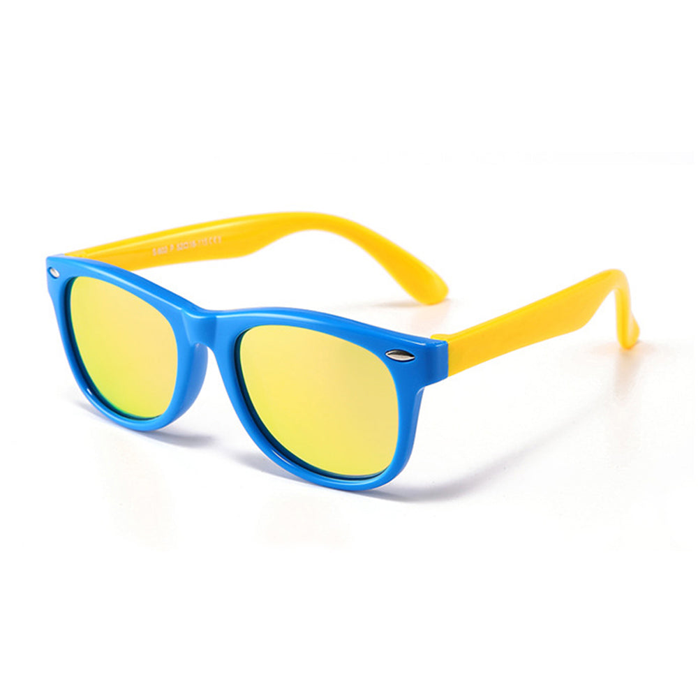 Dečije naočare za sunce Techsuit D802, polarizovane, UV zaštita, plavo žute