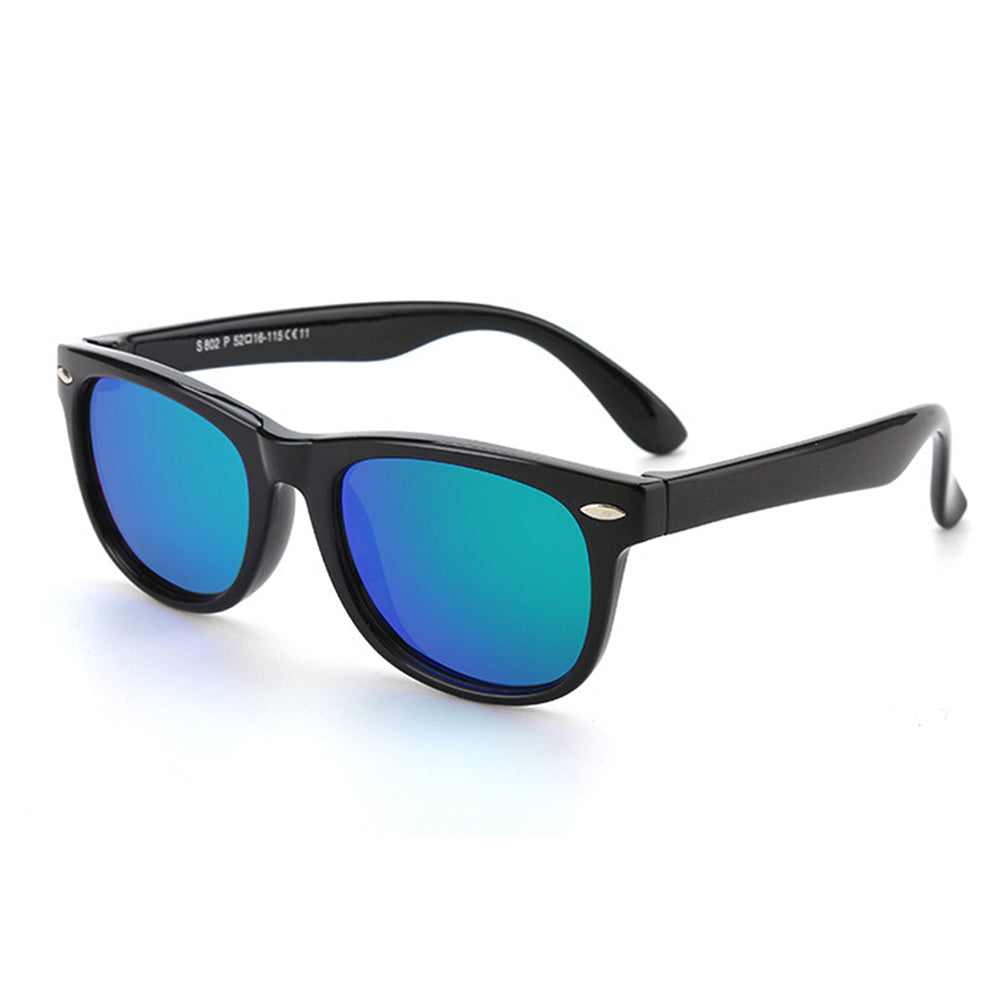 Dečije naočare za sunce Techsuit D802, polarizovane, UV zaštita, crvene crne zelene