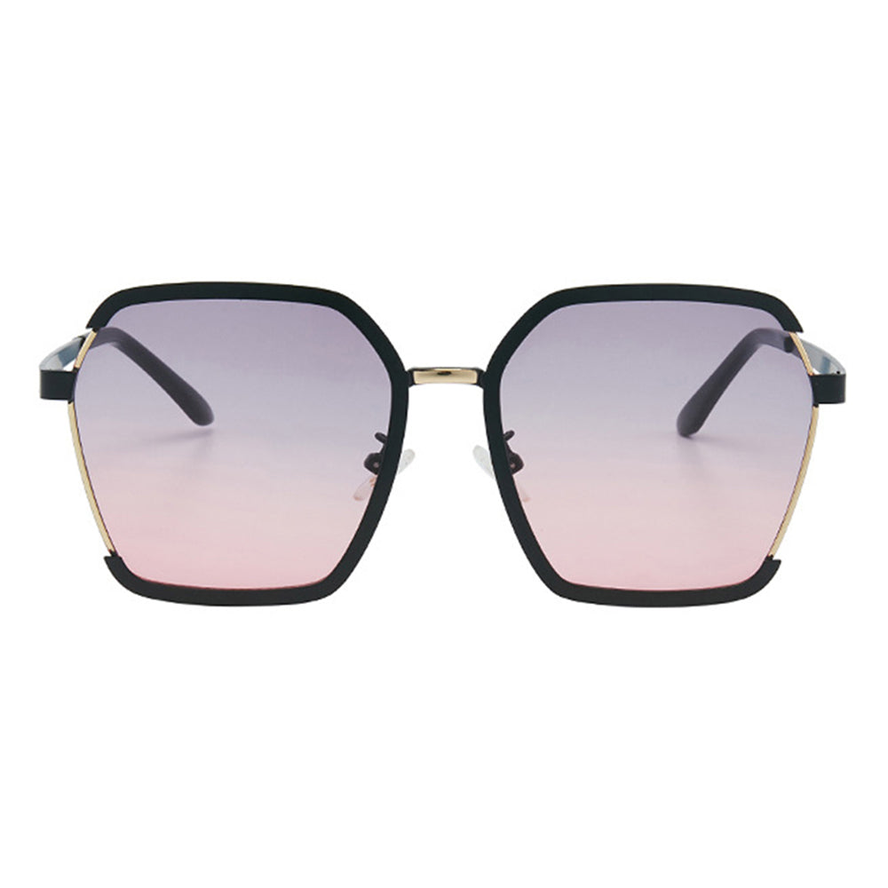 Naočare za sunce za dame Techsuit 191, polarizovane, UV zaštita, crne sive roze