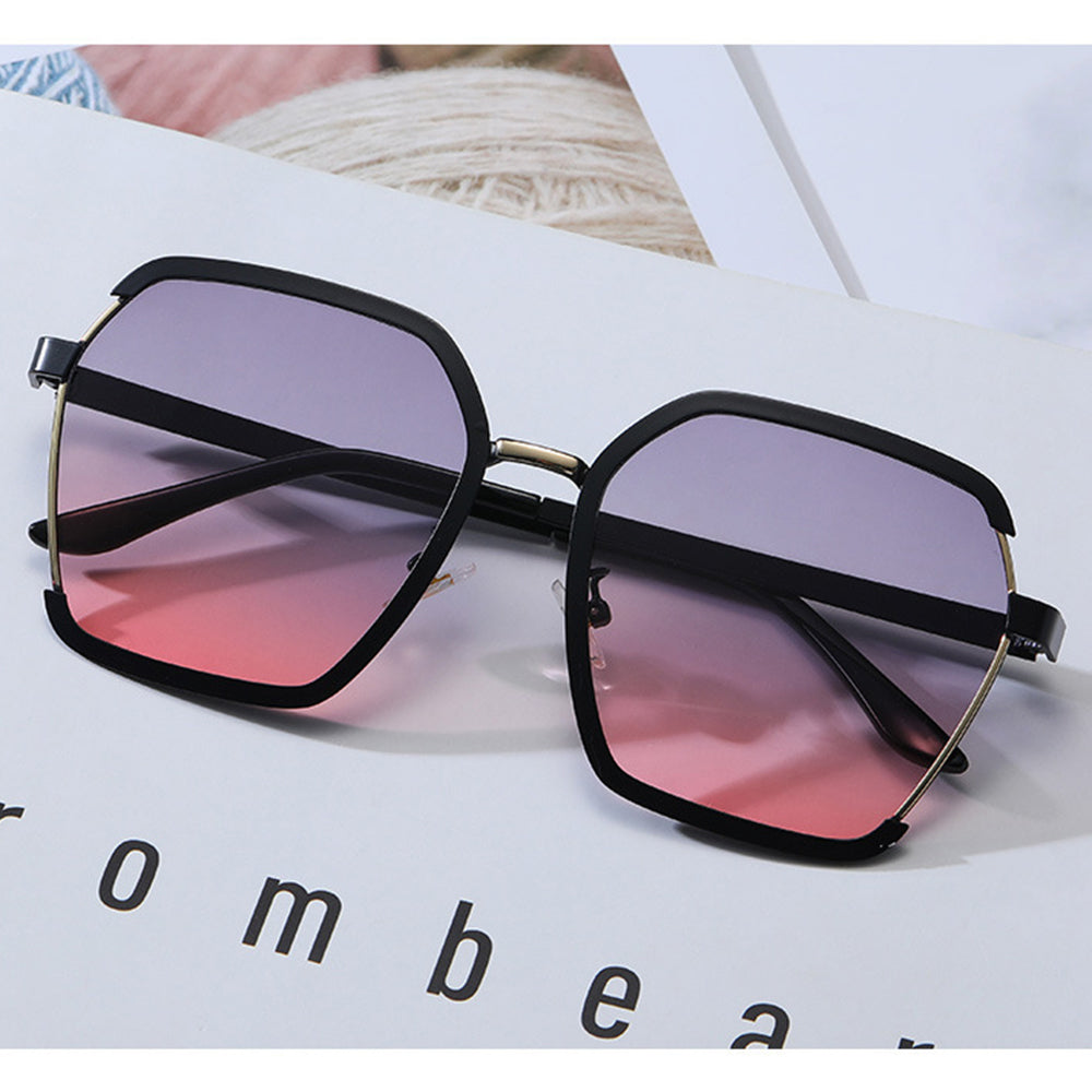 Naočare za sunce za dame Techsuit 191, polarizovane, UV zaštita, crne sive roze