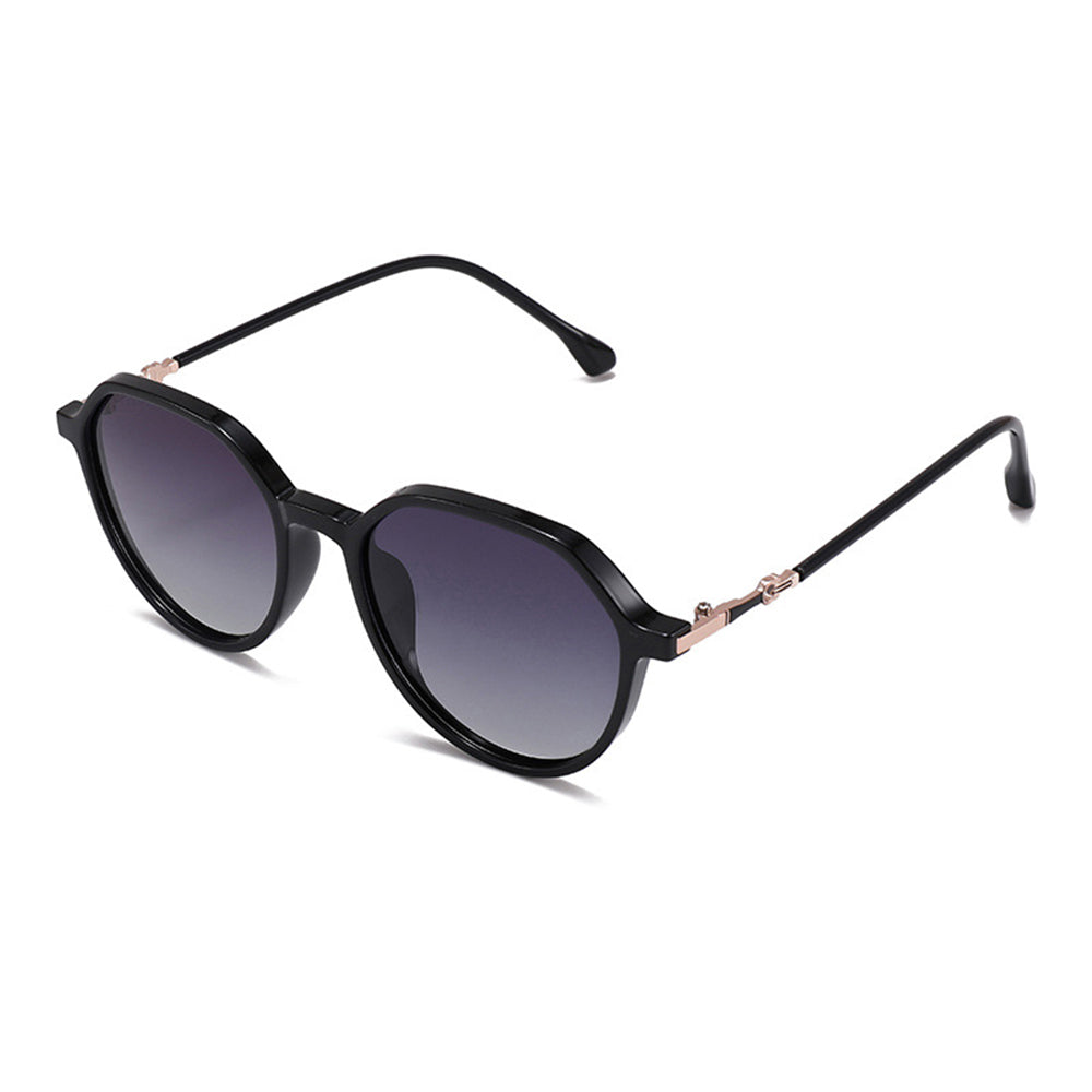 Naočare za sunce za dame Techsuit 2203, polarizovane, UV zaštita, crno-sive