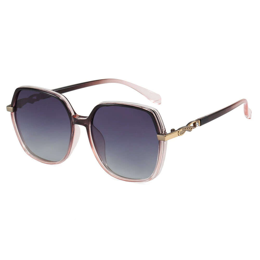 Naočare za sunce za dame Techsuit 5223, polarizovane, UV zaštita, sivo roze