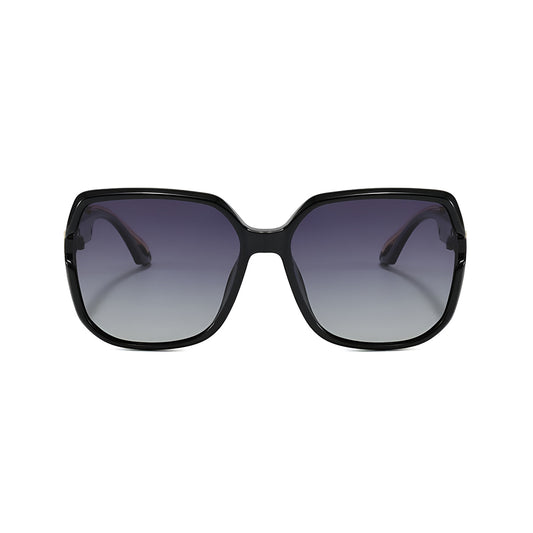 Ženske sunčane naočare Techsuit 5228, polarizovane, crno-zlatne