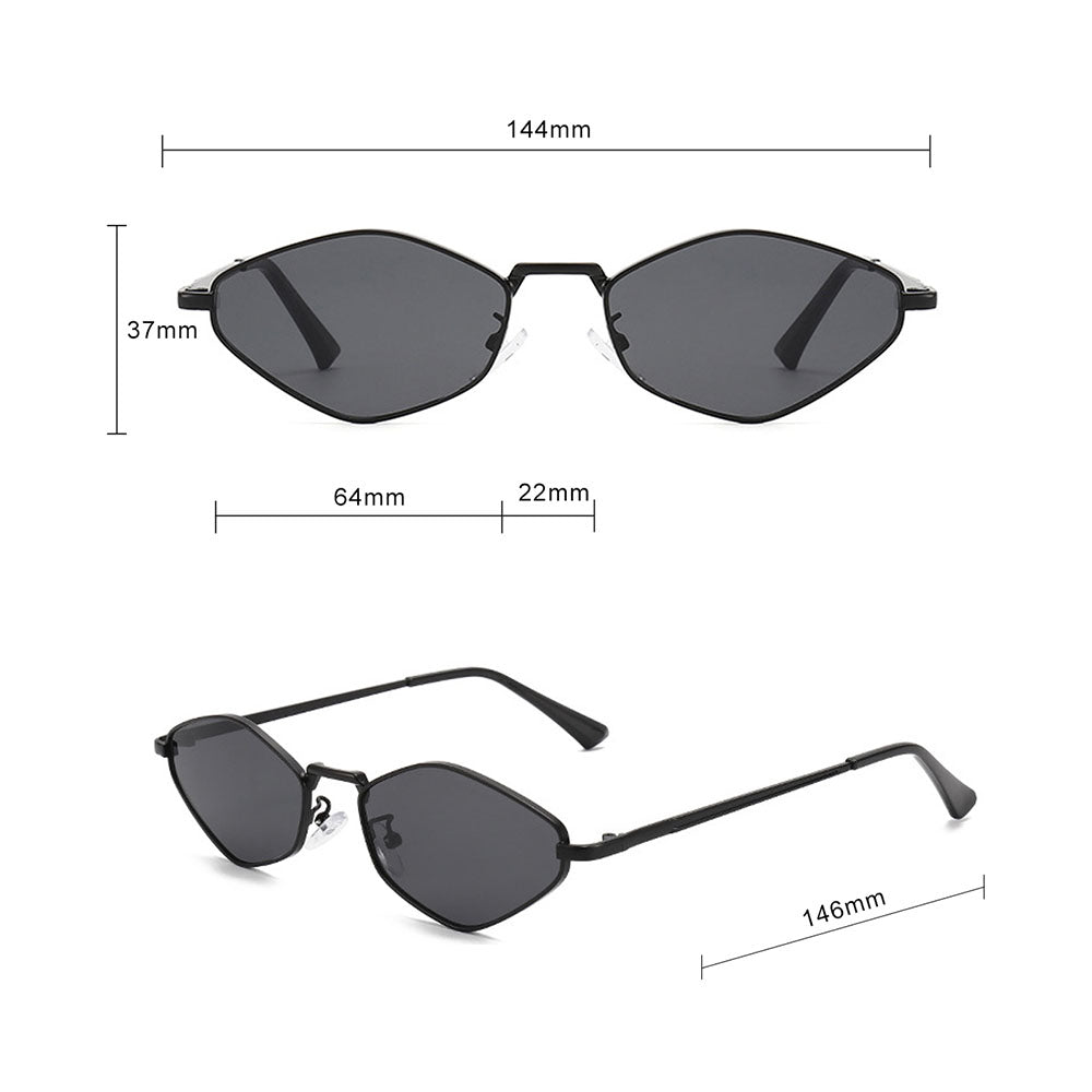Naočare za sunce za dame Techsuit 6206, zlatno crne