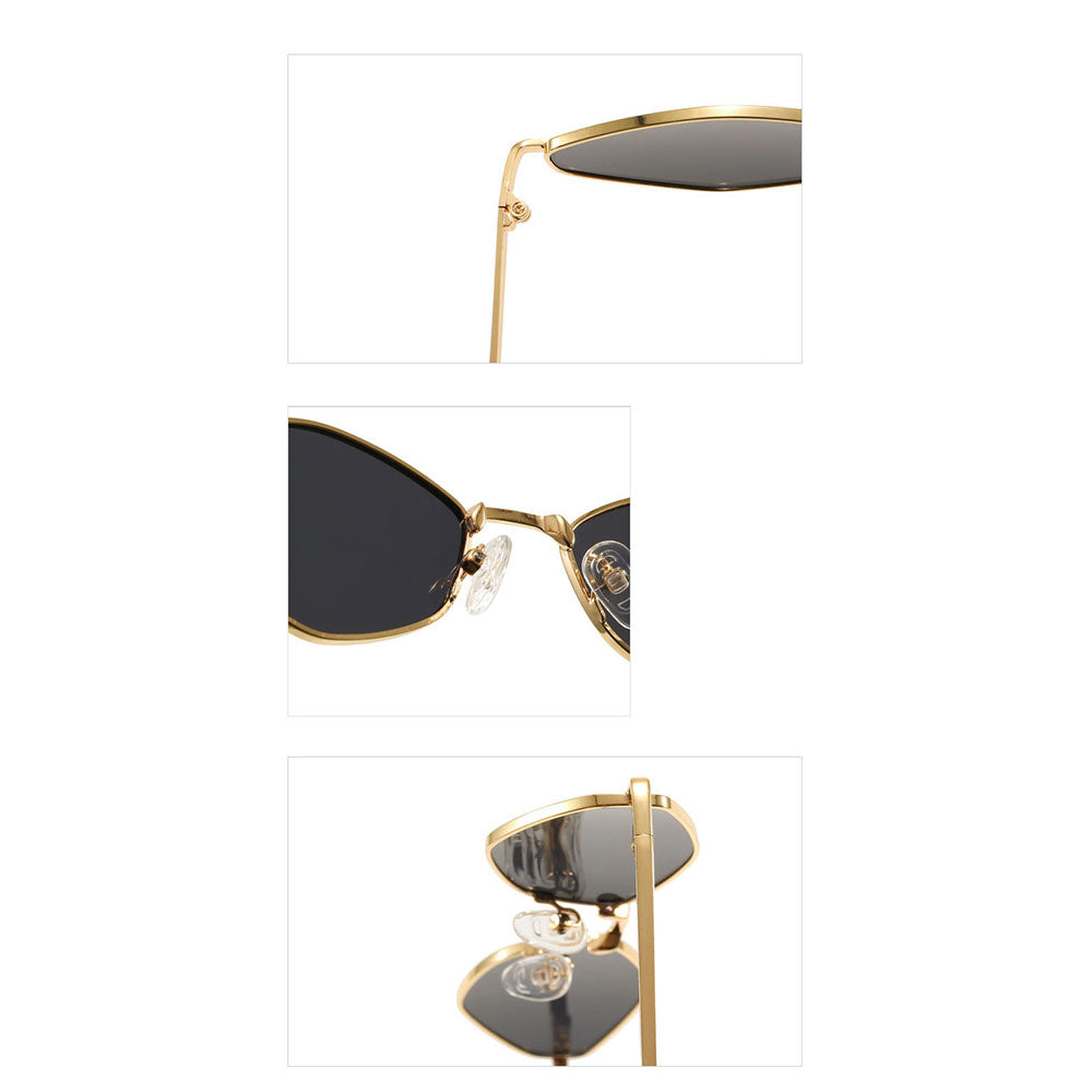 Naočare za sunce za dame Techsuit 6206, zlatno zelene