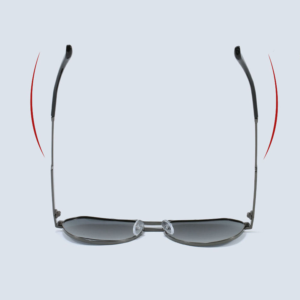 Uniseks naočare za sunce Techsuit 8622, polarizovane, UV zaštita, zlatne
