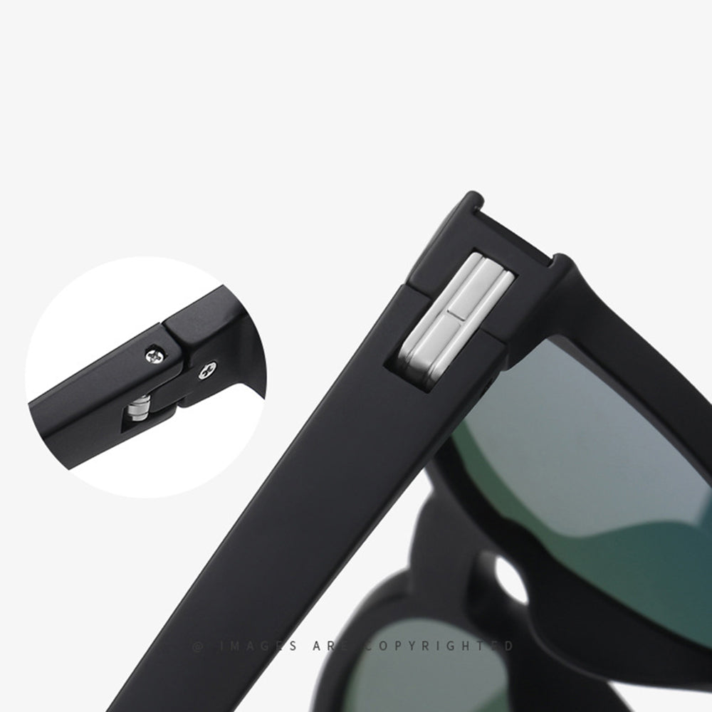 Uniseks naočare za sunce Techsuit TR7545, polarizovane, UV zaštita, crno-sive