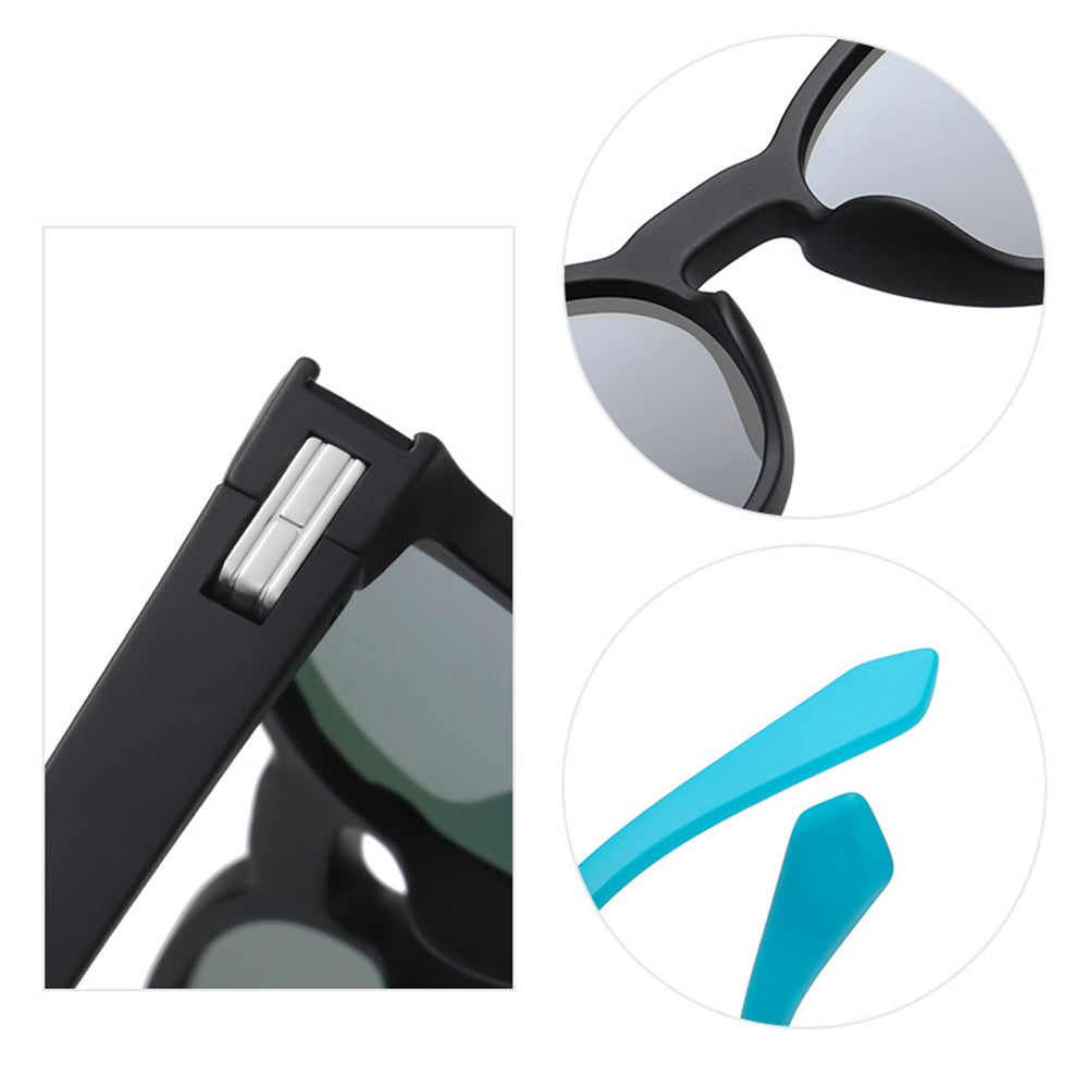 Uniseks naočare za sunce Techsuit TR7545, polarizovane, UV zaštita, crno-sive