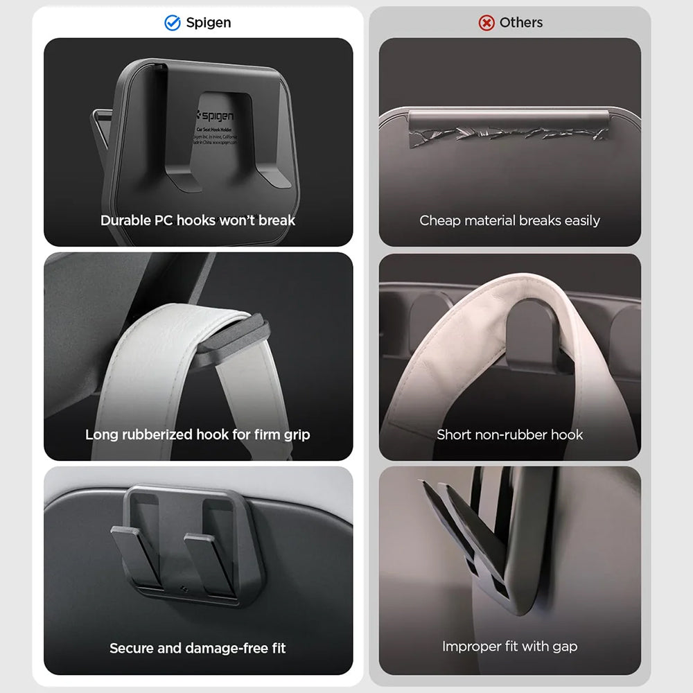 Auto organizator Spigen sa montažom na zadnjoj strani sedišta za Tesla Y / 3, Set 2 komada ACP11563