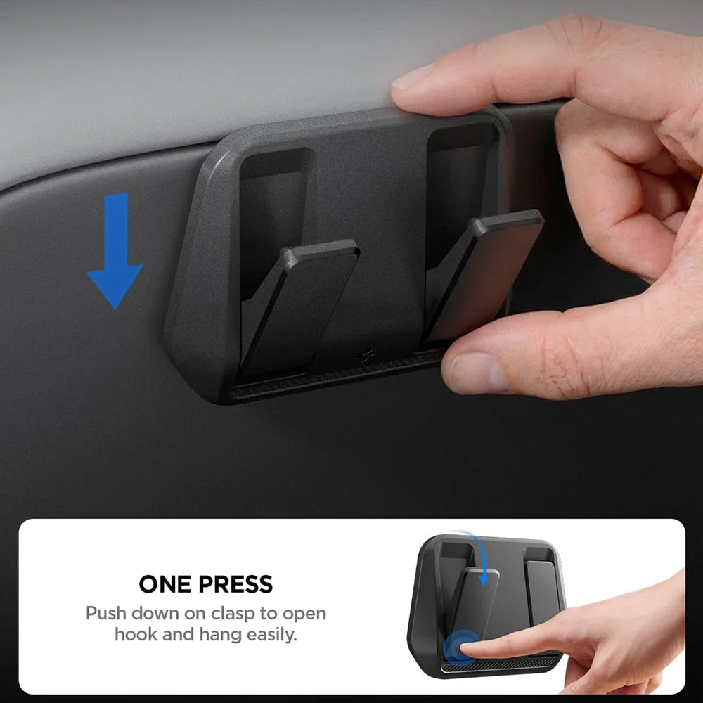 Auto organizator Spigen sa montažom na zadnjoj strani sedišta za Tesla Y / 3, Set 2 komada ACP11563