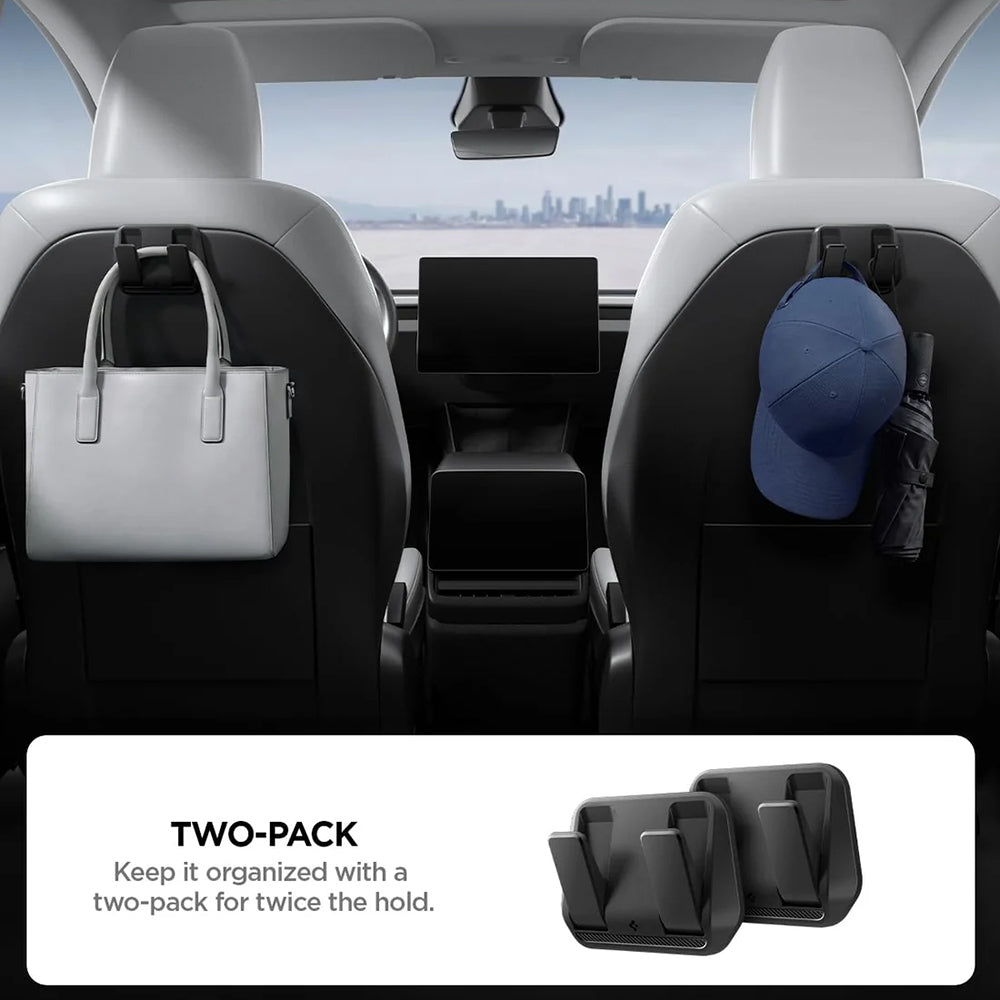 Auto organizator Spigen sa montažom na zadnjoj strani sedišta za Tesla Y / 3, Set 2 komada ACP11563